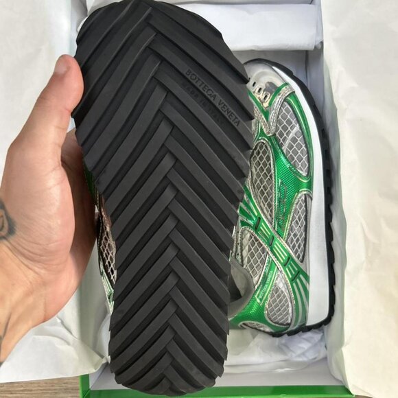 Bottega Veneta Orbit Sneaker - Silver Parakeet - Picture 4 of 4